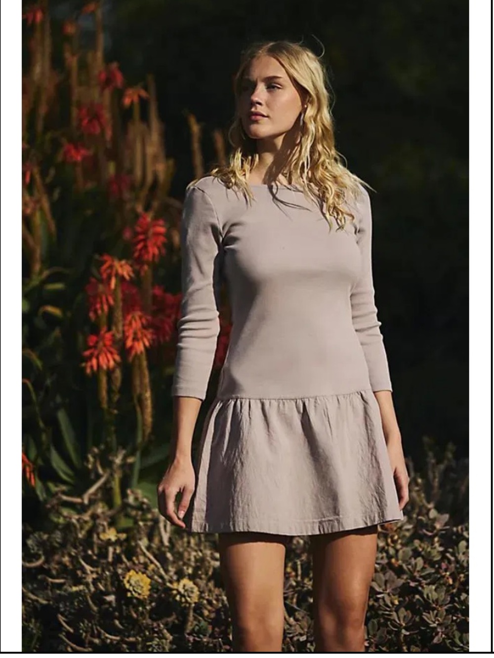 FREE PEOPLE FREE-EST WHITE Lucienne Mini Dress
